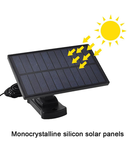 Solar Sensor Light 122 LED 3Head Outdoor Spotlight with 3 Modes