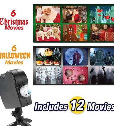 Halloween Holographic Window Display