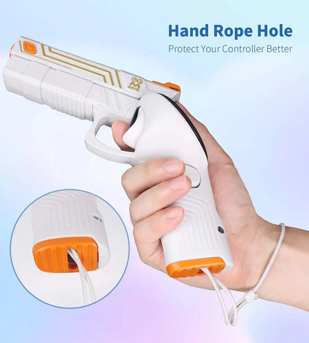 AMVR 1Pair VR Shooting Grip Holder for Oculus Quest 3 Controller Game Handle Mount Bracket Gaming Accessories