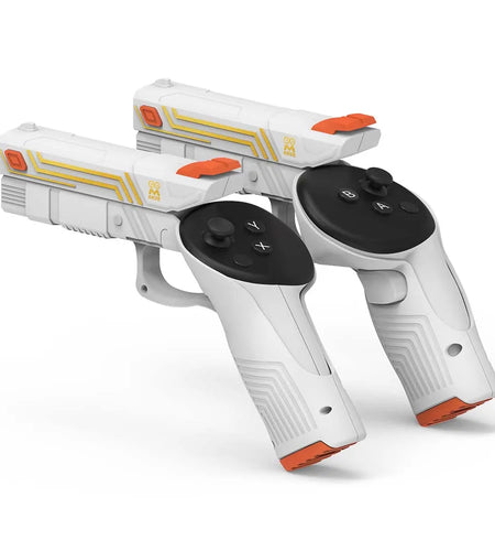 AMVR 1Pair VR Shooting Grip Holder for Oculus Quest 3 Controller Game Handle Mount Bracket Gaming Accessories