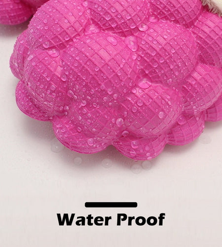 Non-slip Warm Cotton Bubble Home Slides