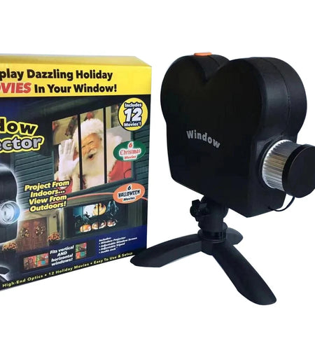 Halloween Holographic Window Display