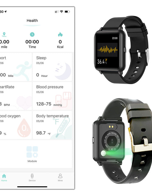 Load image into Gallery viewer, OXITEMP Smart Watch With Live Oximeter
