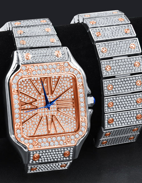 Load image into Gallery viewer, STAINLESS STEEL CRYSTAL WATCH SET
