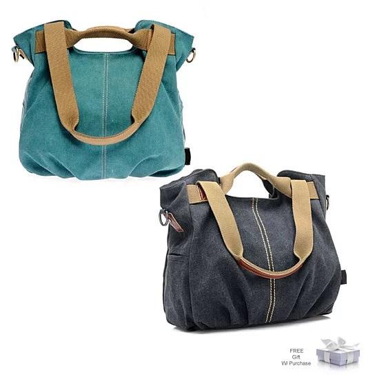 Canvas Satchel Handbag