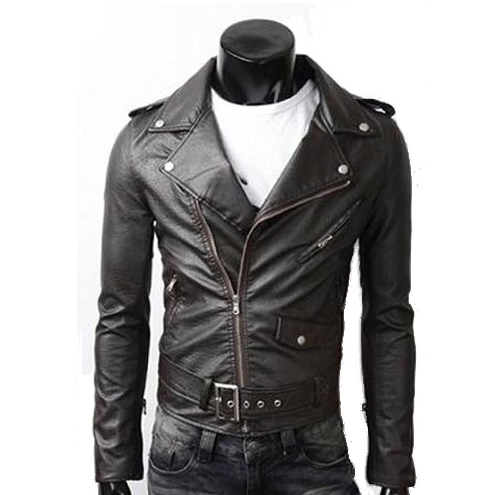 Ninja Street Style Motorcycle Jacket in Black with Zipper Details