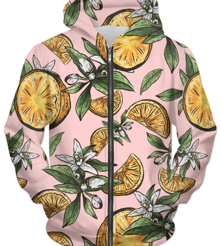 Lemon Thought UNISEX ZIP HOODIE