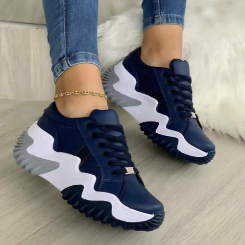 Load image into Gallery viewer, Women&#39;s Sneakers Thick Bottom Canvas Casual Shoes
