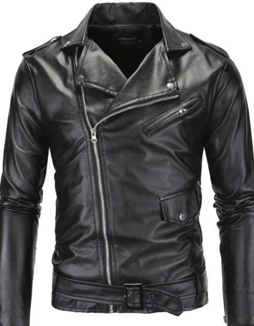 Load image into Gallery viewer, Ninja Street Style Motorcycle Jacket in Black with Zipper Details
