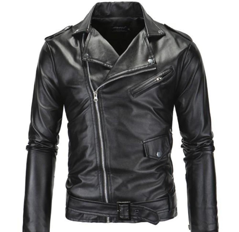 Ninja Street Style Motorcycle Jacket in Black with Zipper Details