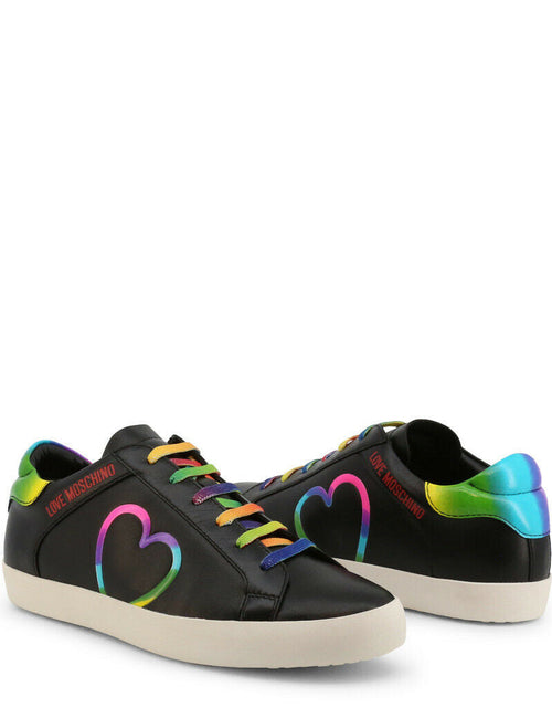 Load image into Gallery viewer, Black Rainbow Sneakers
