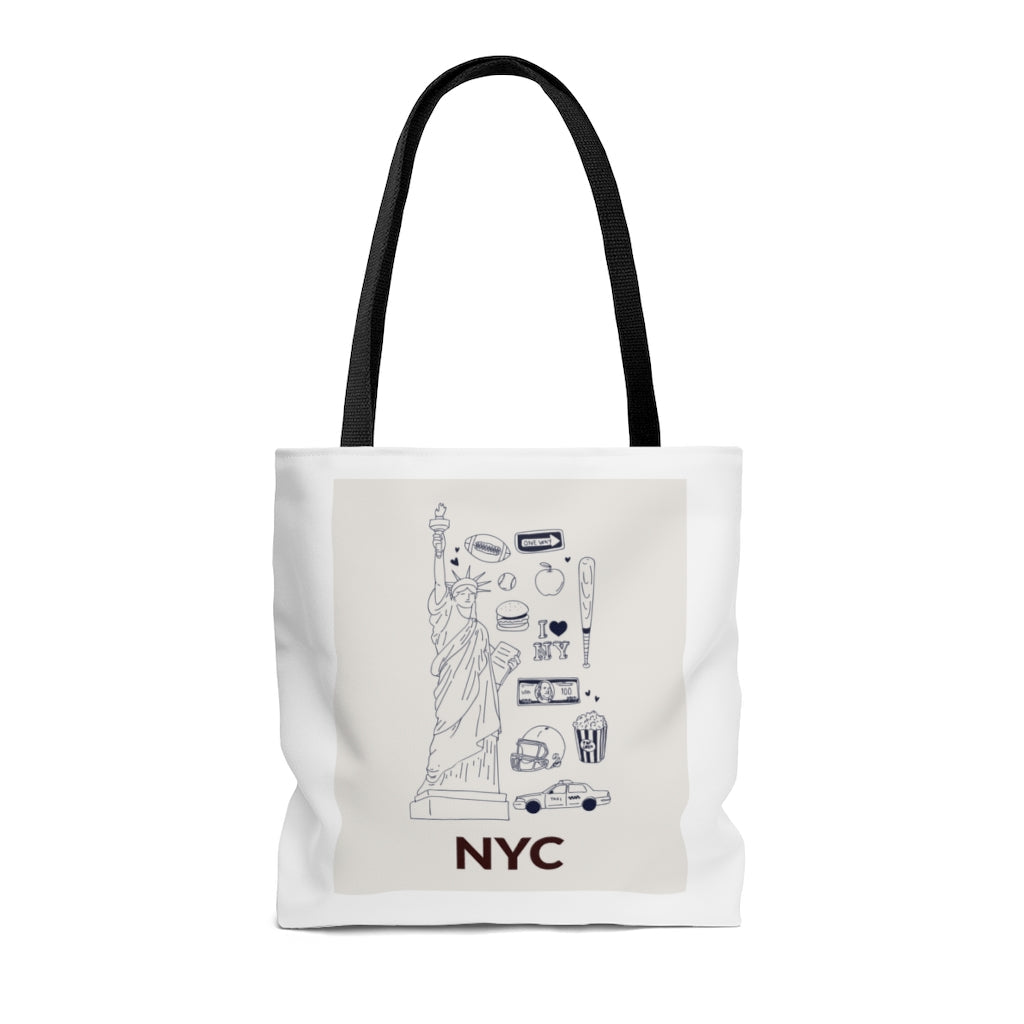 Symbols of NYC Everyday Tote Bag Medium