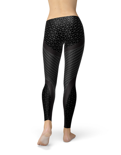 Load image into Gallery viewer, Carbon Fiber Sports Leggings
