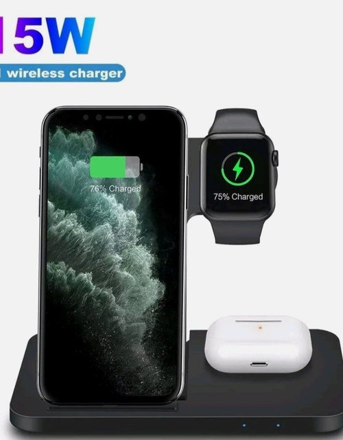 Load image into Gallery viewer, Ninja Dragons 3 in 1 Wireless Charger for your gadgets and phone
