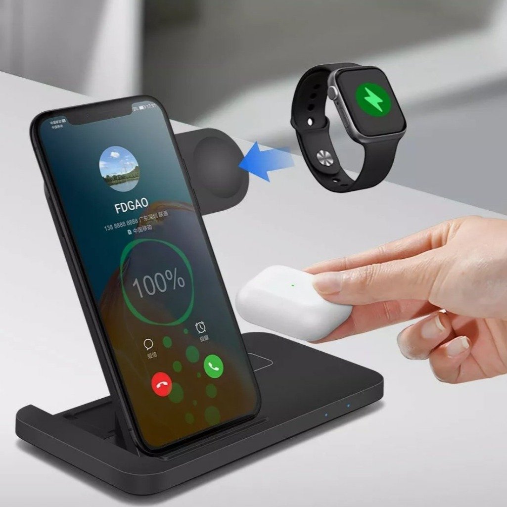 3 in1 Wireless Foldable Charging Station