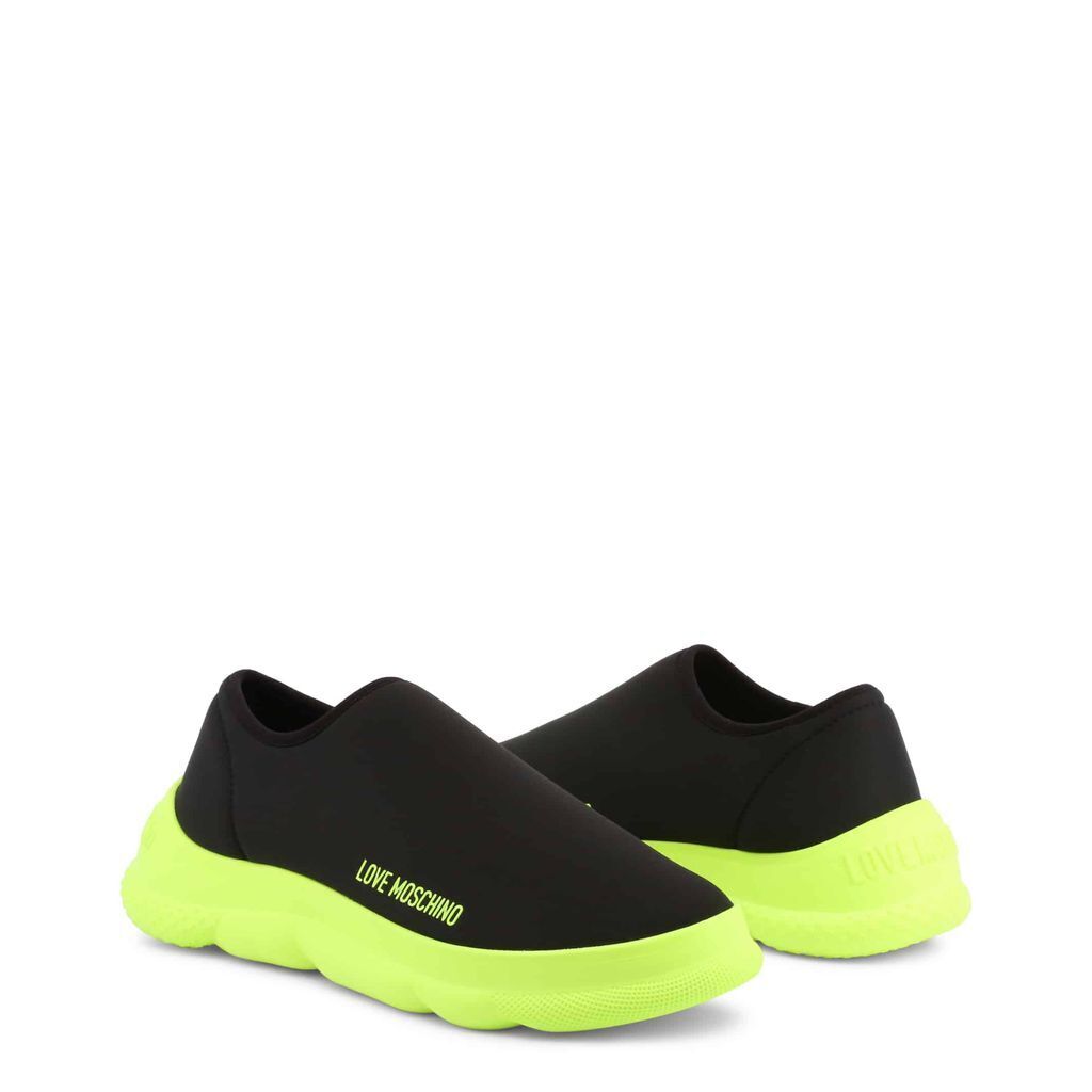 Neon Green Slip-On Shoes