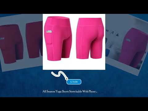 Load and play video in Gallery viewer, Women&#39;s Yoga Shorts | All Seasons Yoga Shorts | Smart and Easy Living
