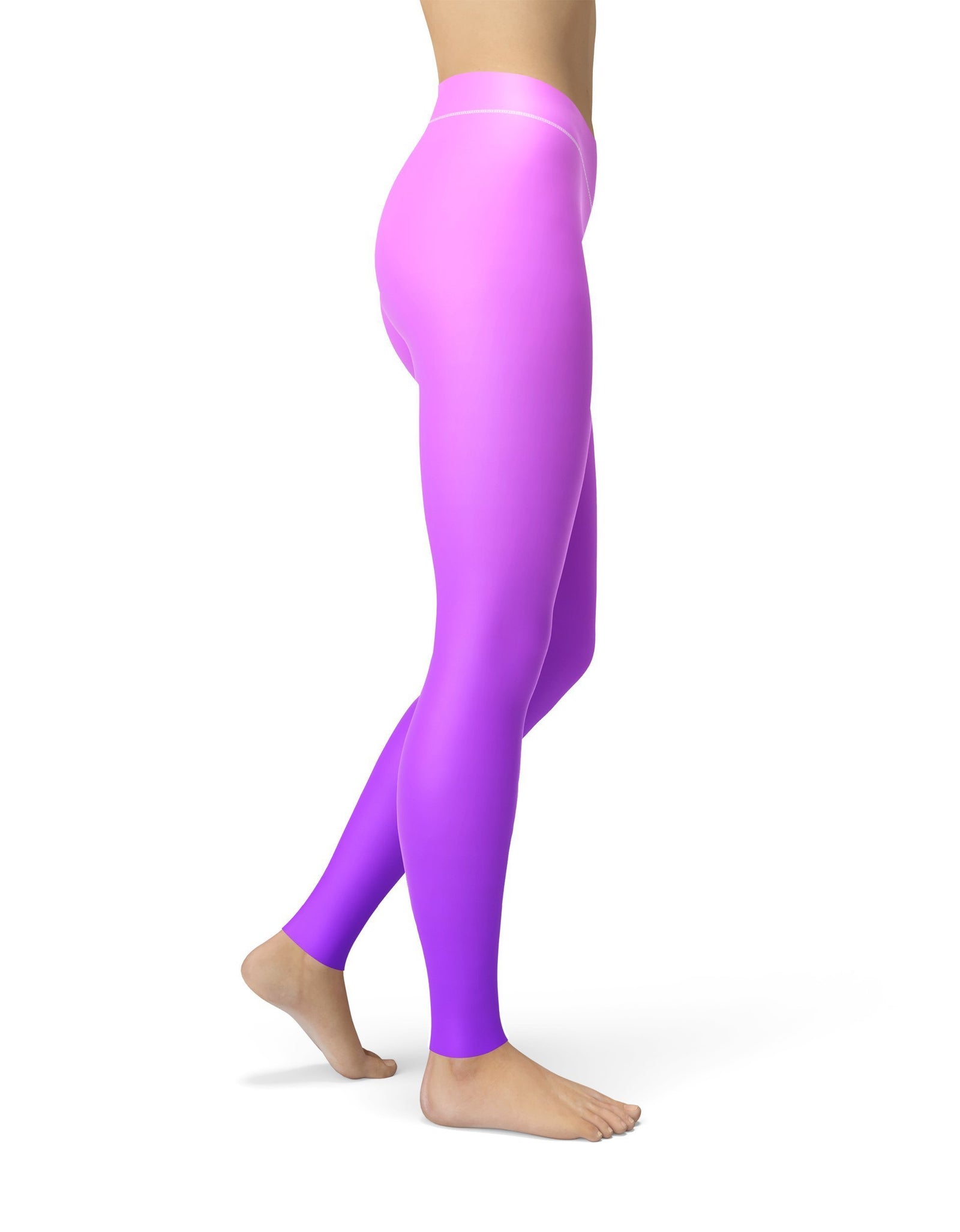 Jean Pink Purple Ombre Leggings