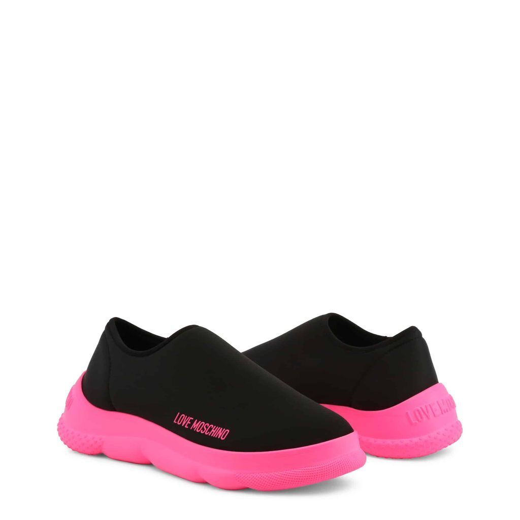 Neon Pink Slip-On Shoes