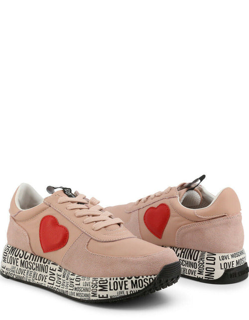 Load image into Gallery viewer, Pink Heart Sneakers
