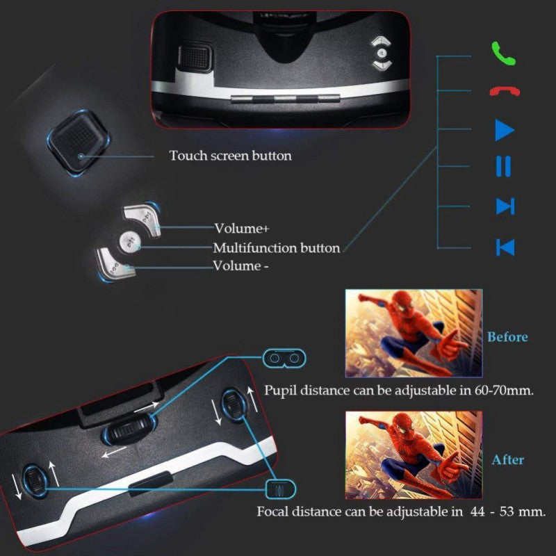 Flash VR Gaming Headset With Controller
