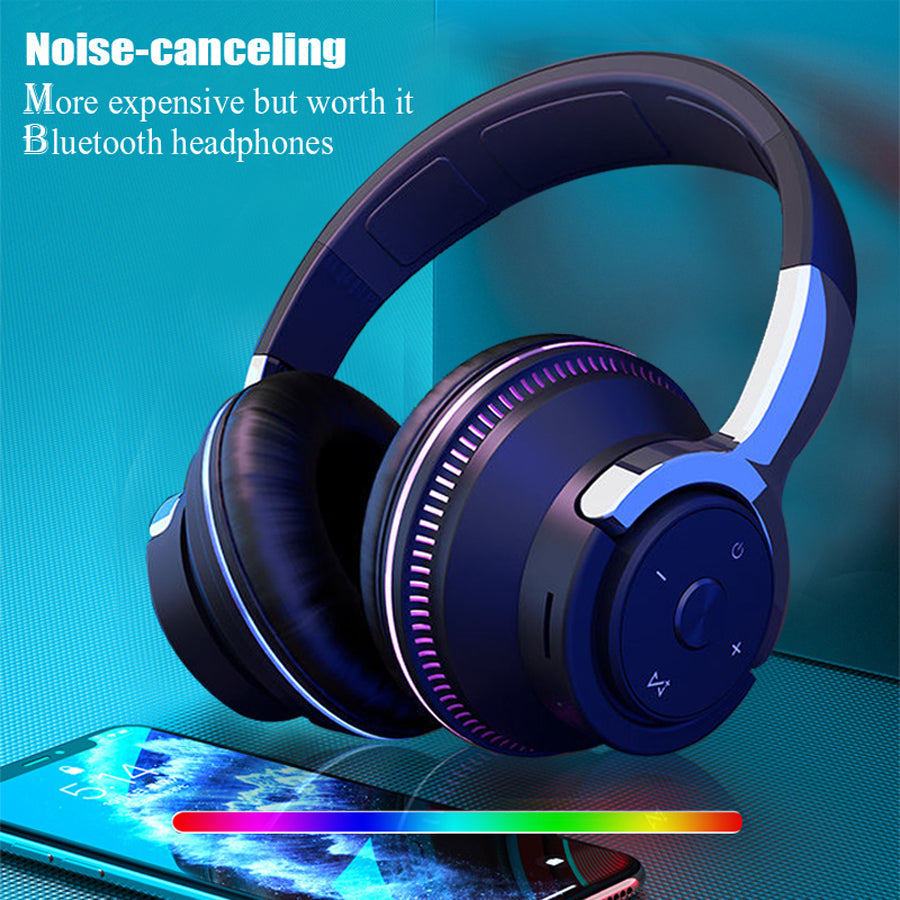 Wireless Light Changing Bluetooth Gaming Headset