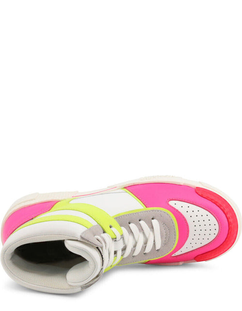 Load image into Gallery viewer, Neon Pink High Top Sneakers
