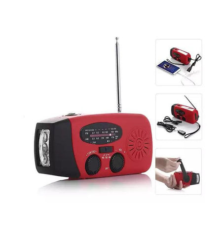 StormSafe Emergency Phone Charger with Flashlight and Weather Radio 