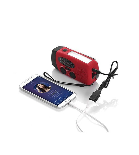 StormSafe Emergency Phone Charger with Flashlight and Weather Radio +