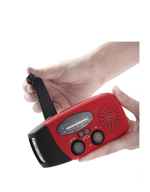 Load image into Gallery viewer, StormSafe Emergency Phone Charger with Flashlight and Weather Radio +
