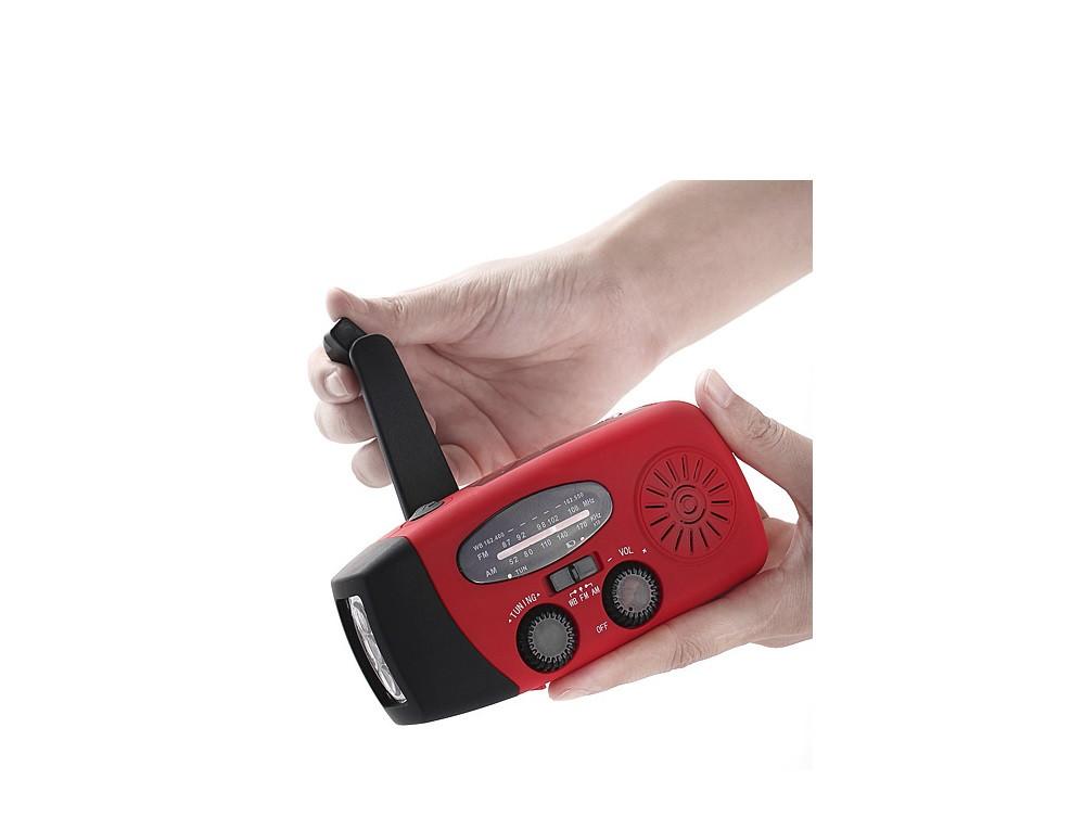 StormSafe Emergency Phone Charger with Flashlight and Weather Radio +