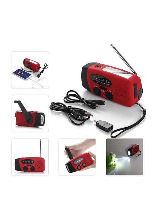 Load image into Gallery viewer, StormSafe Emergency Phone Charger with Flashlight and Weather Radio 
