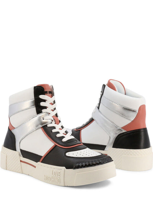 Load image into Gallery viewer, Silver High Top Sneakers

